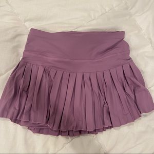 Gold Hinge Lilac Pleated Tennis Skirt